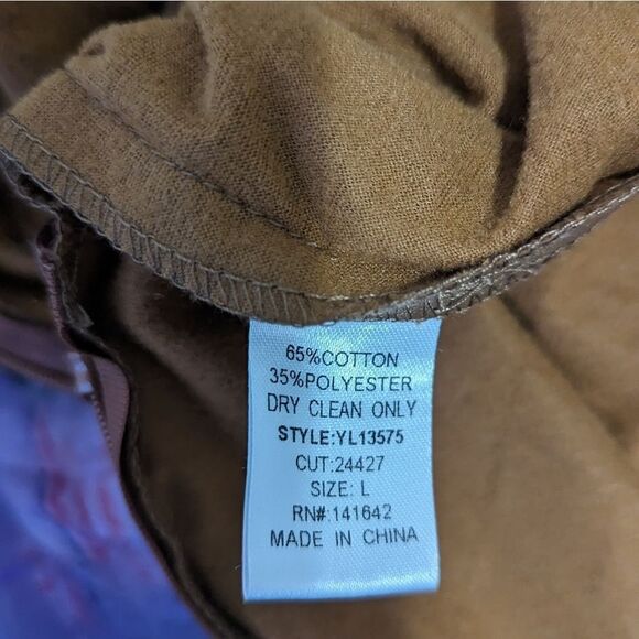 Marcelle women's leather skirt - Picture 6 of 8